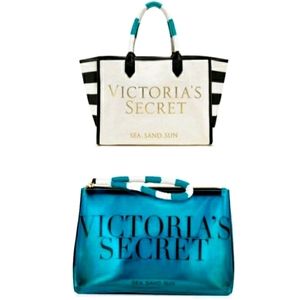 2pcs Victoria secret tote bag set